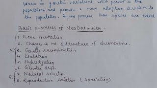 Neo Darwinism Modern Synthetic Theory of Evolution  Dr Govind Kumar Barupal [upl. by Inimod]