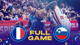 France v Slovenia  Full Basketball Game  FIBA EuroBasket 2022 [upl. by Ajnos]