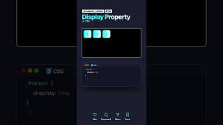 Display Property in CSS codewithmuhilan css coding [upl. by Petuu]