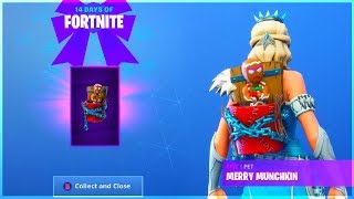 The New MERRY MUNCHKIN PET and HOW TO GET IT in 14 Days Of Fortnite [upl. by Anirtik]