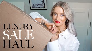 LUXURY SALE UNBOXING HAUL AND TRY ON  SOME NEW HOME PLANS  INTHEFROW [upl. by Biddle282]