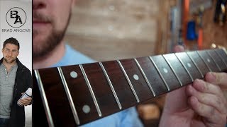 Fret Crowning and Polishing  How to Make your Guitar Play Better [upl. by Balbinder36]