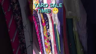 YARD SALE DAY yardsale yardsalefinds yardsalehaul garagesalefinds garagesalehaul [upl. by Adnawad]