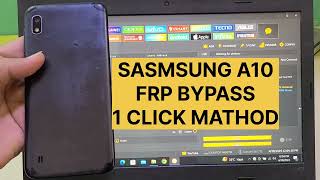 Samsung A10 Frp Bypass 1Click Unlock Tools [upl. by Orimisac]