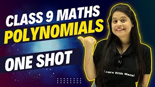 Polynomials  One Shot  Class 9 Math [upl. by Tenenbaum175]