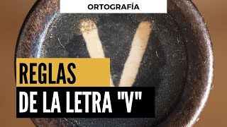 Las 6 reglas ortográficas de la letra v [upl. by Enella437]