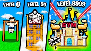 Unlocking 1 000 000 000 GYM MAX LEVEL in Gym Tycoon  Roblox [upl. by Sturges]