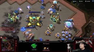 StarCraft 2 Protoss vs Zerg Out of control [upl. by Anhpad]