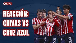 REACCIÓN Cruz Azul vs Chivas  Apertura 2024 [upl. by Rebel]