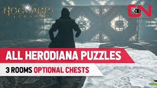 How to Solve All Herodiana Puzzles in Hogwarts Legacy  The Hall of Herodiana [upl. by Tillfourd47]