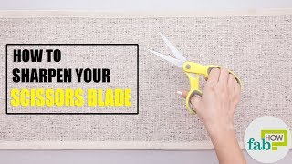 How to Sharpen Your Scissors in Just 3 Minutes [upl. by Botti434]