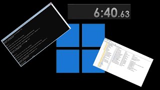 windows 11 speedrun 640 [upl. by Tammany225]