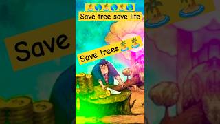 save tree save lifesaveearthsavelife motivationdrawing savetreesaveworld savethearth savetrees [upl. by Adnolor]