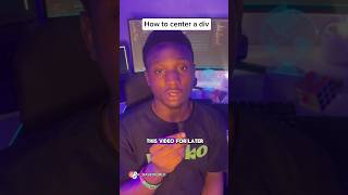 How to center I divshortstech webdev frontend coding [upl. by Stephen285]