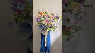 Prepare a spring bouquet for your loved ones florist [upl. by Akaenahs]