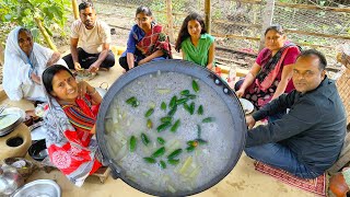 খুদের ভাত খেয়ে বাংলাদেশের কাকা কাকিমা কি বললেন  Khuder Bhat recipe cooking for our Bangladesh fan [upl. by Ajan]