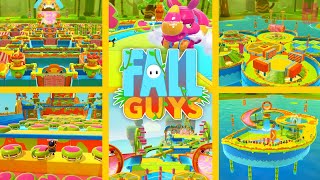 Fall Guys Season 5  6 New Maps [upl. by Aw273]