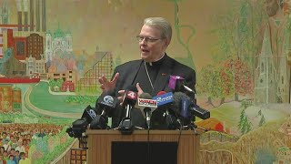 Buffalo Bishop Richard Malone steps down press conference [upl. by Arriet375]