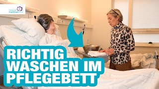 Pflegepraxis  Folge 3  Waschen im Bett  HASTV [upl. by Nnylecoj301]