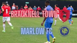 Bracknell Town v Marlow FC Highlights [upl. by Nosilla]