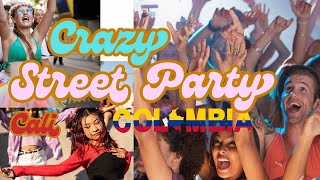 CRAZIEST STREET PARTY in Cali Colombia – The Salsa Capital of the World [upl. by Mcarthur]