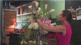 Wedding Floral Arrangements  How to Make a Tall Flower Arrangement [upl. by Rysler]