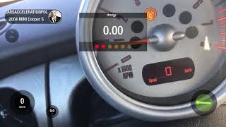 Mini Cooper S R53 Acceleration  0100kmh [upl. by Amalberga]