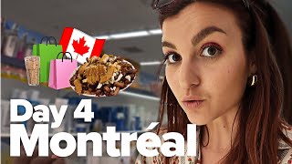 VLOG MONTRÉAL 🇨🇦  BEST poutine haul courses amp coffee spots [upl. by Elraet]