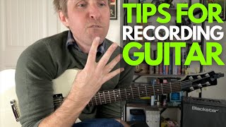 4 Tips for Recording Guitar  Tiny Tuesday Tips with sTuart [upl. by Amej]