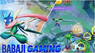 Greninja Always Op 🔥 in Pokemon Unite  Rank Push By Babaji Gaming [upl. by Novyak]