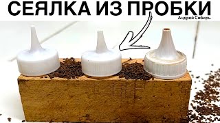 СИБИРСКАЯ СЕЯЛКА ИЗ ПЛАСТИКОВОЙ БУТЫЛКИ ДЛЯ МОРКОВИ ПЕТРУШКИ САЛАТОВ И СИДЕРАТОВ [upl. by Bennie]