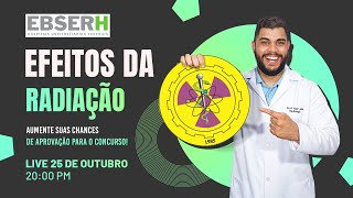 🔴LIVE  REVISÃO EFEITO BIOLÓGICOS DA RADIAÇÃO  Radiologando [upl. by Whit]