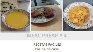 ✨Cocina familiar 👨‍👩‍👧‍👦 Cocina facil y rápida 🍳MEALPREAP 4 🍂 [upl. by Elisa628]