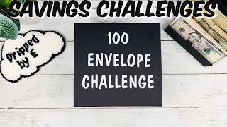 MY NEW 100 ENVELOPE SAVINGS CHALLENGE  CASH STUFFING  CASH ENVELOPES [upl. by Lyrred]