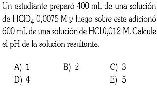 ACIDOS Y BASES  SOLUCIONES PROBLEMA RESUELTO [upl. by Adolpho654]