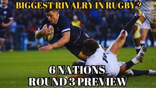 CALCUTTA CUP  6 NATIONS ROUND 3 PREVIEW  EPISODE 41 [upl. by Annabal]