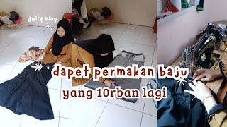 PERMAK BAJU CUMA 10 ribuan sewing belajarjahit jahitonline permakbaju tutorialjahit [upl. by Darya927]