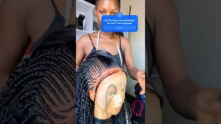 braids customlacewig makeuptutorial pophair wigs wiggedwigg makeuptips knotlessbraids fyp [upl. by Ahsekal196]