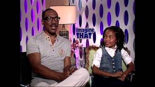 Imagine That Eddie Murphy amp Yara Shahidi Interview  ScreenSlam [upl. by Alf]