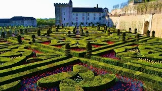 Very nice garden Villandry France Chateau de Villandry [upl. by Hploda189]