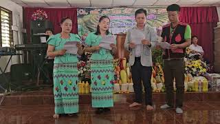 Lahu Special Song Mekong Church Chiangmai Thailand [upl. by Ellinej]