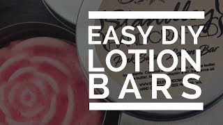 DIY Easy Massage Bars or Lotion Bars [upl. by Lissa]