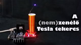 A nemzenélő Tesla tekercs  DIY Mini Tesla Coil Module ◆ Eszközteszt [upl. by Harlen]