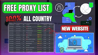 2 Best Free Website For  Premium Proxies  Get a Free Working Proxy List  Best Website 2025 [upl. by Karilla315]