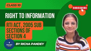 RTI Act 2005 Sub sections of Section 4 and Important Definitions [upl. by Ayital]