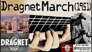 quotDragnet March 1951quot  guitar cover [upl. by Xenia]