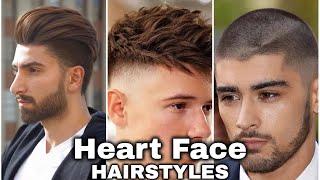 Top 10 Trendy Heart Face Shape Hairstyles For Men 2023  BEST Mens Heart Face Shape Hairstyles 2023 [upl. by Oeram]