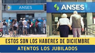 💰 DICIEMBRE DE CAMBIOS NUEVOS HABERES Y BENEFICIOS PARA JUBILADOS Y PENSIONADOS [upl. by Belmonte]