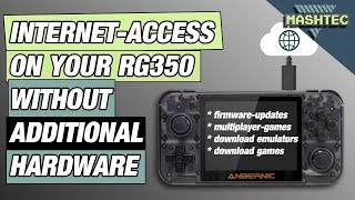 RG350  Internet for All  Internet Access without additional hardware HowTo tutorial [upl. by Ahsinat]