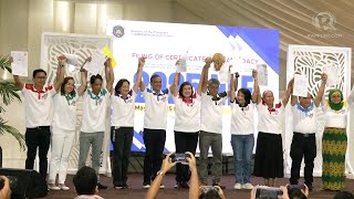 Makabayan bloc senatorial bets file COCs [upl. by Laved]